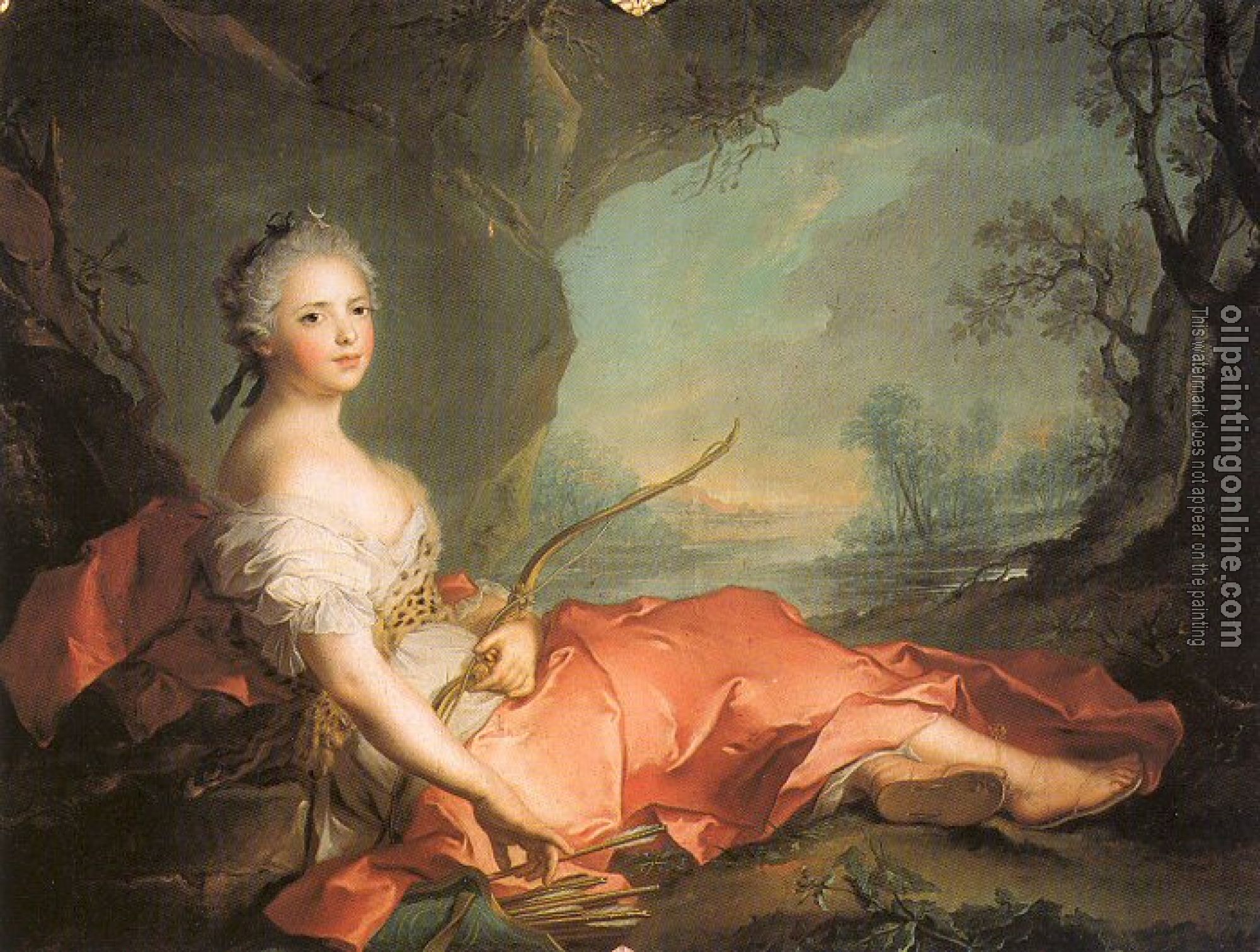 Nattier, Jean Marc - Marie-Adelaide of France as Diana